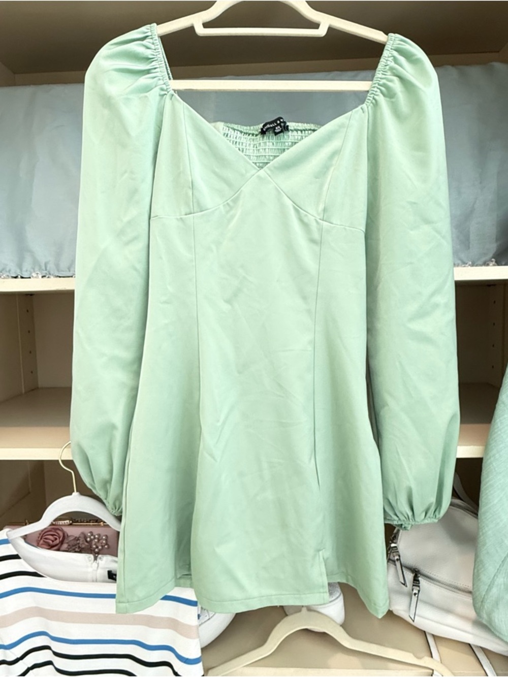 Kendall & Kylie Mint Green Mini Dress